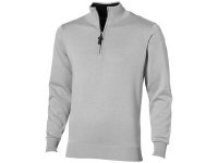 Пуловер "Set" на молнии, мужской, серый/черный