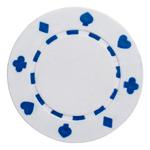 Фишки для игры в покер без номинала белые (25шт)