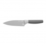 Поварской нож маленький 14см с отверстиями для очистки размарина Leo (серый)