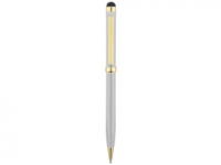 Ручка-стилус шариковая «Голд Сойер», серебристый/золотистый/черный, металл
