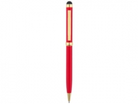 Ручка-стилус шариковая «Голд Сойер», красный/золотистый/черный, металл