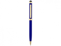 Ручка-стилус шариковая «Голд Сойер», синий/золотистый/черный, металл