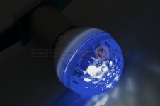 Светодиодная Лампа - строб Е27 50мм синяя