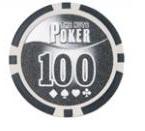 Фишки для игры в покер NUTS номиналом 100 (25шт)