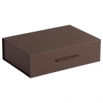 Коробка Case, подарочная, коричневая, 35,3х24х10 см; внутренний размер: 33,8х23,2х9,4 см