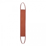 Мочалка «Королевский пилинг», лента стёганая,  9,5*45 см (9,5*70 см с ручками)
