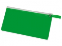 Пенал «Веста», зеленый прозрачный/белый, ПВХ