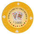 Фишки для игры в покер Tournament с номиналом 1000 (25 шт)