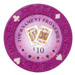 Фишки для игры в покер Tournament с номиналом 10 (25 шт)