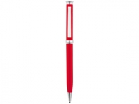 Ручка металлическая шариковая «Сильвер Сойер», красный/серебристый, металл