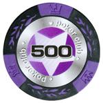 Фишки для игры в покер Black Stars номиналом 500 (25шт)