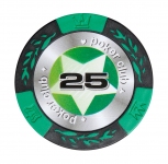 Фишки для игры в покер Black Stars номиналом 25 (25шт)