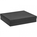 Коробка Giftbox, черная, 25,5х20,3х5,3 см; внутренний размер: 24,4х19,5х4,8