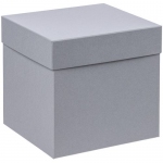 Коробка Cube, M, серая, 20х20х19.5 см; внутренние размеры: 19х19х19 см