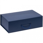 Коробка Big Case, темно-синяя, 39х26,3х12,5 см; внутренние размеры: 37х25,3х12 см