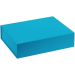 Коробка Koffer, голубая, 40х30х10 см, внутренние размеры 39х29,3х9,3 см