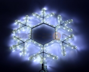 Фигура световая "Снежинка LED" цвет белый, размер 45x38 см