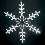 Фигура световая "Большая Снежинка" цвет белый, размер 95x95 см