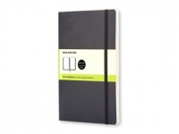 Записная книжка А5  (Large) Classic Soft (нелинованный), черный, бумага/полиуретан