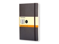 Записная книжка А5  (Large) Classic Soft (в линейку), черный, бумага/полиуретан