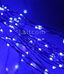 Гирлянда "Branch light", 1,5м., 12V, синий шнур, синий