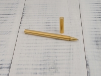 Ручка металлическая гелевая «Перикл», золотистый, латунь