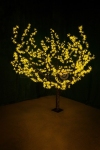 Светодиодное дерево "Сакура" высота 1,5м, диаметр кроны 1,8м, желтые светодиоды, IP 54, понижающий трансформатор в комплекте,