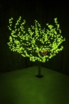 Светодиодное дерево "Сакура", высота 1,5м, диаметр кроны 1,8м, зеленые светодиоды, IP 54, понижающий трансформатор в комплекте,