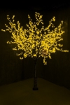 Светодиодное дерево "Сакура", высота 2,4м, диаметр кроны 2,0м, желтые светодиоды, IP 54, понижающий трансформатор в комплекте,
