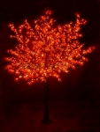 Светодиодное дерево "Сакура", высота 3,6м, диаметр кроны3,0м, красные светодиоды, IP 54, понижающий трансформатор в комплекте,