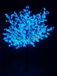 Светодиодное дерево "Сакура", высота 3,6м, диаметр кроны 3,0м, синие светодиоды, IP 54, понижающий трансформатор в комплекте,