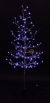 Дерево комнатное "Сакура", ствол и ветки фольга, высота 1.5 метра, 120 светодиодов синего цвета, трансформатор IP44