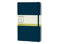 Записная книжка А5  (Large) Classic (нелинованный), голубой сапфир, бумага/полипропилен