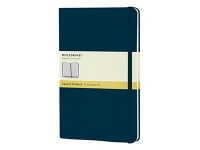 Записная книжка А5  (Large)  Classic (в клетку), голубой сапфир, бумага/полипропилен