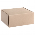 Коробка Grande, крафт, 25,3х21,2х11,4 см; внутренние размеры: 24,4х21х11,3 см