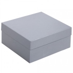 Коробка Satin, большая, серая, 23х20,7х10,3 см; внутренний размер: 22х19,7х9,9 см