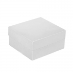 Коробка Satin, малая, белая, 18,6х18,5х8,2 см; внутренний размер: 17,7х17,8х7,9 см