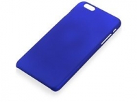 Чехол для iPhone 6 Plus, синий, soft-touch пластик