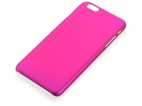 Чехол для iPhone 6 Plus, ярко-розовый, soft-touch пластик