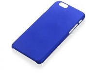 Чехол для iPhone 6, синий, soft-touch пластик