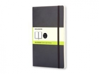 Записная книжка А6 (Pocket) Classic Soft (нелинованный), черный, бумага/полиуретан
