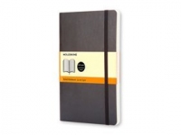 Записная книжка А6 (Pocket) Classic Soft (в линейку), черный, бумага/полиуретан