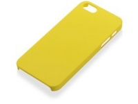 Чехол для iPhone 5 / 5s, желтый, soft-touch пластик
