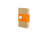 Набор записных книжек Cahier, Pocket (в линейку), А6, бежевый, бумага/картон