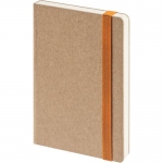 Ежедневник Eco Write Mini, недатированный, с оранжевой резинкой