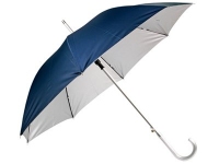 Зонт-трость «Майорка», синий/серебристый, нейлон/металл