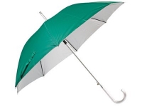 Зонт-трость «Майорка», зеленый/серебристый, нейлон/металл