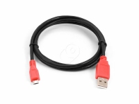 Кабель синхронизации USB - Micro USB (100 см) красный штекер