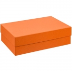 Коробка Storeville, большая, оранжевая, 34х20,5х10,5 см; внутренние размеры: 33,5х19,6х10 см