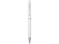 Ручка-стилус шариковая «Фокстер», белый/серебристый, металл/каучук